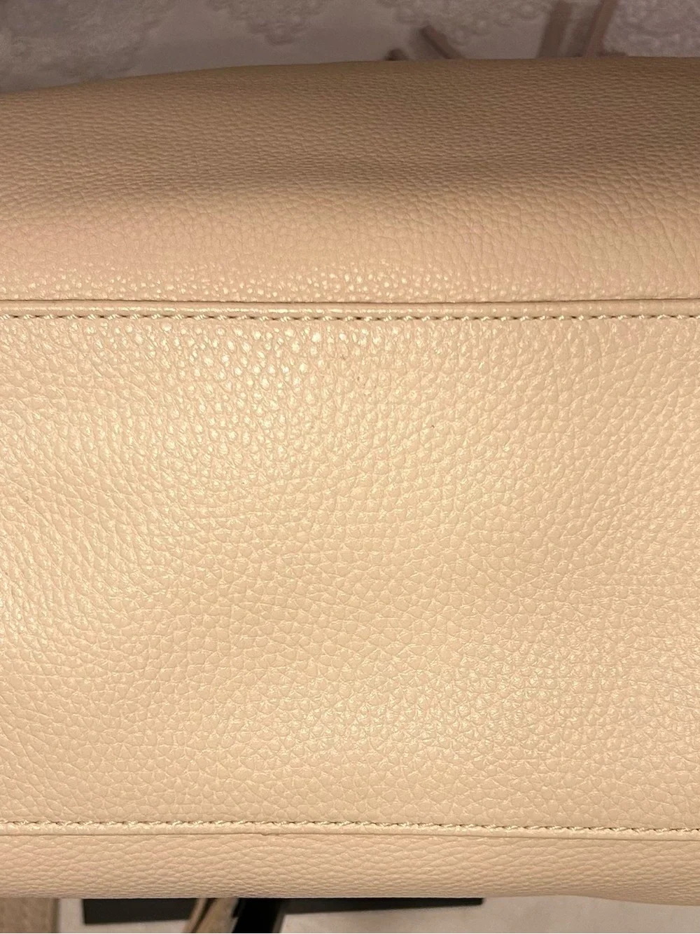 The Sak Sequoia pebbled Leather Tote Bag – Cream Perforated Floral Medallion
